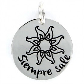 Silver Pendant My Life