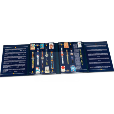 Estuche Olimpiadas Swatch Edición Especial Atlanta 1996 - 9 relojes