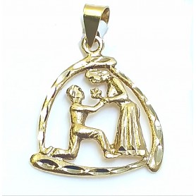 COLGANTE ORO ENAMORADOS