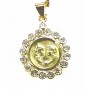 COLGANTE ORO ENAMORADOS BISEL CIRCONITAS