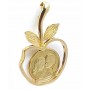 COLGANTE ORO ENAMORADOS MANZANA