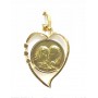COLGANTE ORO ENAMORADOS CORAZON