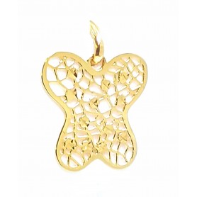 COLGANTE ORO MARIPOSA CALADA