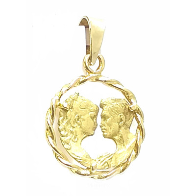 COLGANTE ORO ENAMORADOS