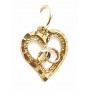 COLGANTE ORO CORAZON CON ALIANZAS