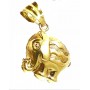 COLGANTE ORO ELEFANTE HUECO VOLUMEN