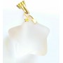 COLGANTE ORO ESTRELLA BLANCA