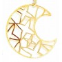 COLGANTE ORO LUNA CALADA
