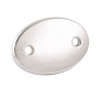 Pinza Chupete Plata Ovalo Liso-900112