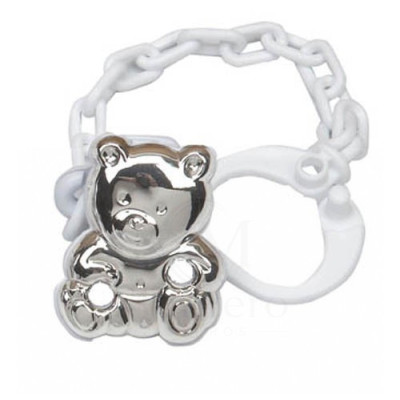Pinza Chupete Plata Osito Relieve-01153-VINARD ORFEBRES-www.monteroregalos.com-