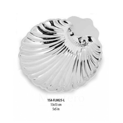 Concha Bautismo Plata - 1SA-FL0025-L