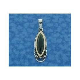 Azabache - Silver Pendant