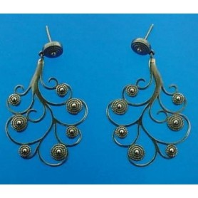 Azabache - Silver Earrings