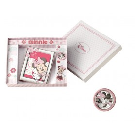 Set Marco Infantil + Pinza Chupete Minnie