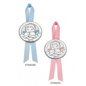 Medalla Cuna Angel con Corazón