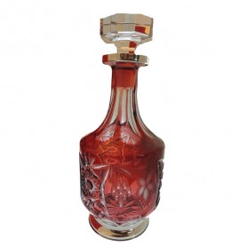 Botella Licorera Bohemia Rubi