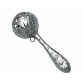 Sonajero Plata Bola Mariquita