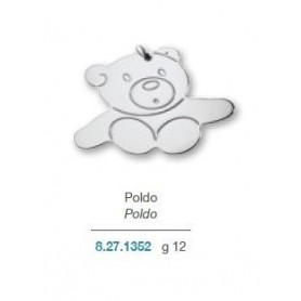 Colgante Plata Osito
