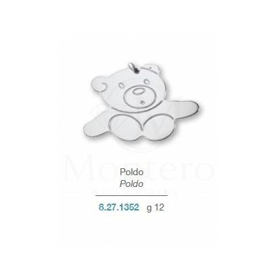 Colgante Plata Osito