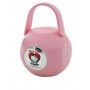 Porta Chupete Plata Hello Kitty Corazon