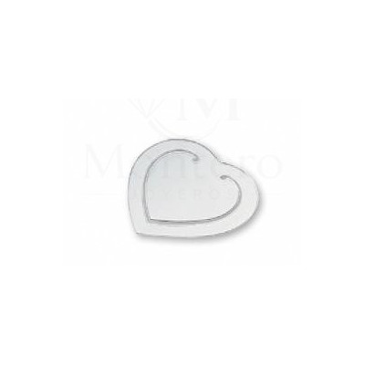 MarcaPaginas Plata Corazón