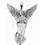 Medalla Cuna Plata Angel Guardian Alas Abiertas