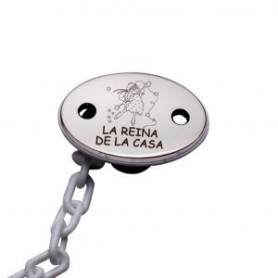 Pinza Chupete Plata La Reina de la Casa