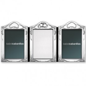 Marco Plata Libro Triple Capilla Flores