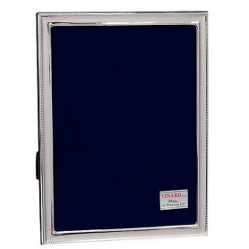 Marco Plata Rectangular Perlas