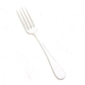 Tenedor Mesa Plata Modelo Liso