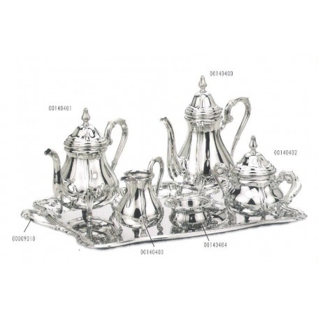 Juego Café Plata Bristol 12 Tazas con Bandeja