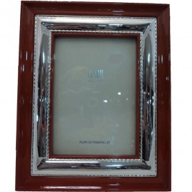 Marco Plata Madera Lacada