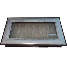 Caja 6 Relojes Tapa Cristal