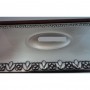 Caja Rectangular Madera y Plata