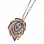 Eye Silver rhod. blue Pendant