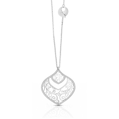 Colgante Plata Romantica Flowers