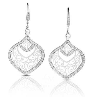 Pendientes Plata Romantica Flowers