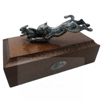 Miniatura Plata Motivo Caza