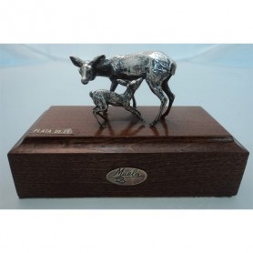 Miniatura Plata Motivo Caza