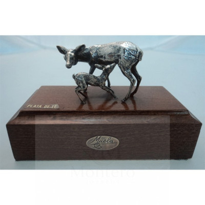 Miniatura Plata Motivo Caza