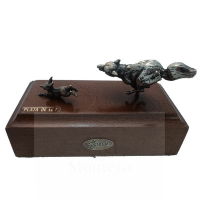 Miniatura Plata Motivo Caza