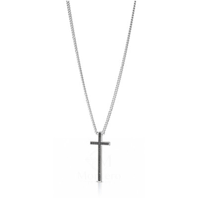 Colgante Plata Croci Rubi