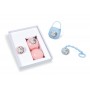 Set Pinza Chupete + PortaChupete Osito Dormilón