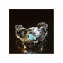 BRAZALETE DE PLATA, PERLA Y TURQUESA