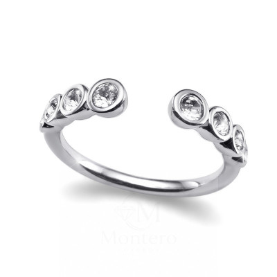 Serial rhod. crystal Ring