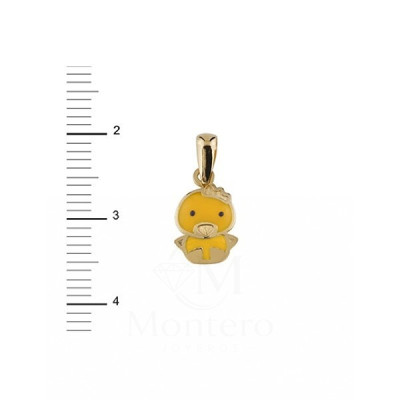 Colgante Oro Mariquita Esmalte