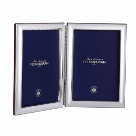 Marco Plata Perlitas Doble