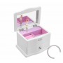 Musical White Jewelry Box