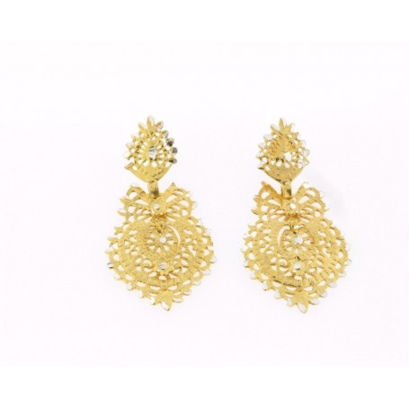 Azabache Jet Silver Earrings