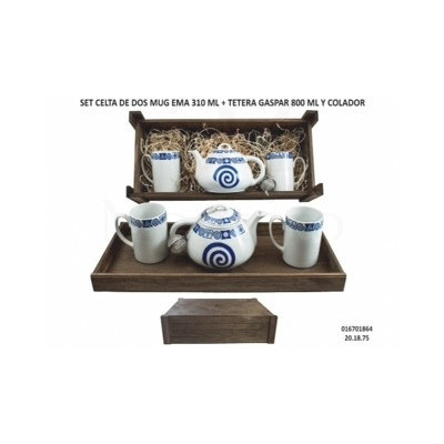 Set Desayuno/Infusion Porcelana Lua